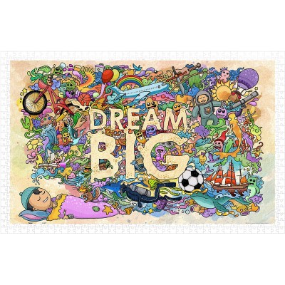 Pintoo-H1671 Puzzle en Plastique - Dream Big