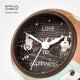 Puzzle 3D Clock - Love is Key to Happiness