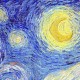 Puzzle en Plastique - Vincent Van Gogh - The Starry Night, June 1889