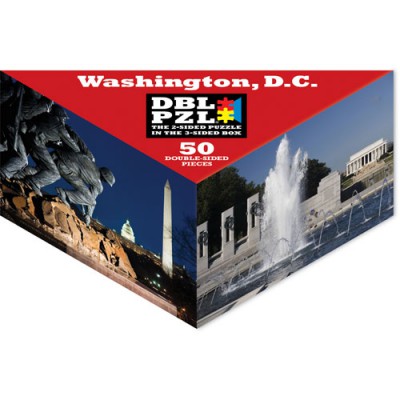 Pigment-and-Hue-DBLWDC-00918 Puzzle Double Face - Washington D.C.