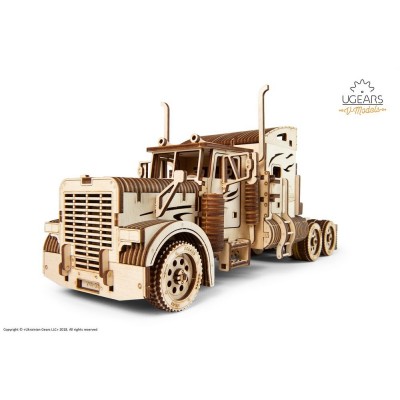 Ugears-12086 Puzzle 3D en Bois - Heavy Boy Truck VM-03