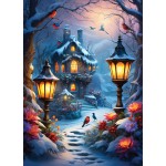 Puzzle  Alipson-Puzzle-50131 Enchanted Wintery Scene