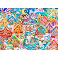 Puzzle  Alipson-Puzzle-50137 Colorful Cookietown Night