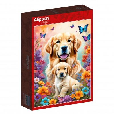 Puzzle Alipson-Puzzle-F-50125 Dogs - Maternal Love Collection
