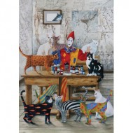 Puzzle  Art-Puzzle-4271 The Colored Cats