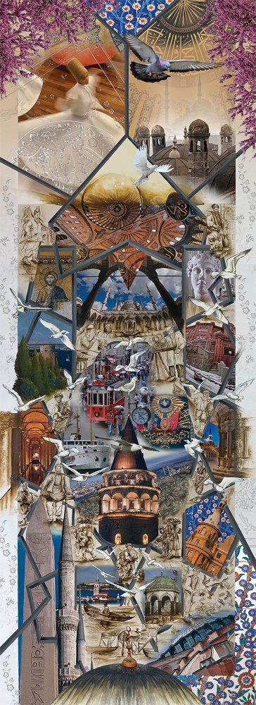 Puzzle Art-Puzzle-4433 Seval Minaz : Histoire d'Istanbul