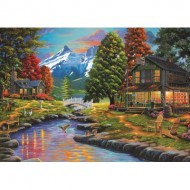 Puzzle  Art-Puzzle-4575 Two Sides a Forest