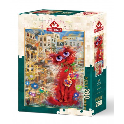 Puzzle Art-Puzzle-4582 Red Cat