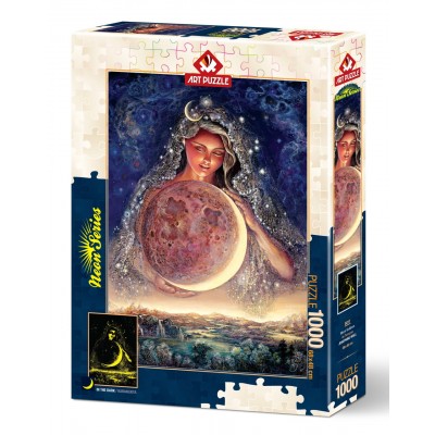 Art-Puzzle-5011 Néon Puzzle - Joséphine Wall - Déesse de la Lune
