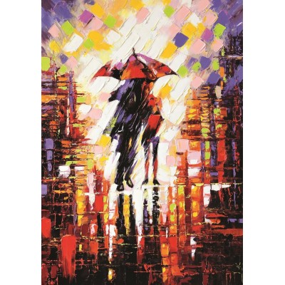 Puzzle Art-Puzzle-5090 Love Under The Umbrella