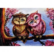 Puzzle  Art-Puzzle-5211 Owls in Love