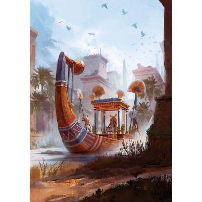 Puzzle Art-Puzzle-5267 Péniche Pharaonique