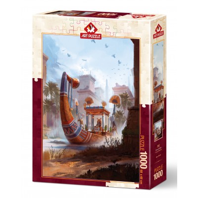 Puzzle Art-Puzzle-5267 Péniche Pharaonique