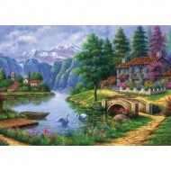 Puzzle  Art-Puzzle-5371 Lake Village