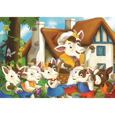 Art-Puzzle-5552 2 Puzzles - Chèvres Mignonnes
