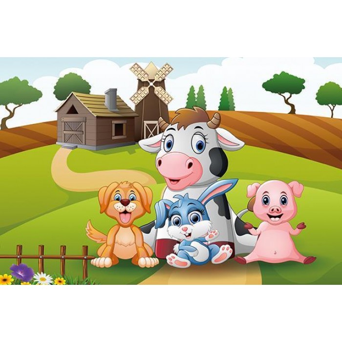  Art-Puzzle-5888 Puzzle en Bois - Photo à la Ferme