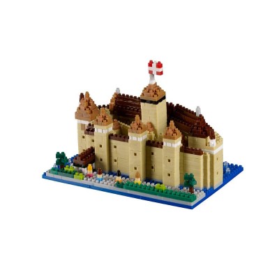 Brixies-38449056 Nano Puzzle 3D - Château Chillon
