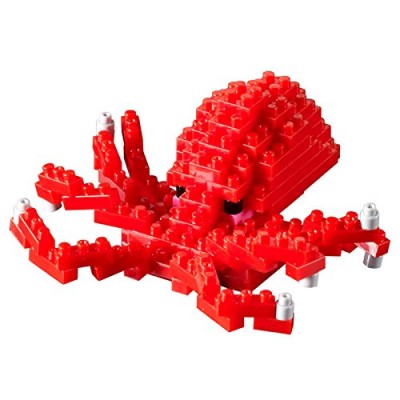 Brixies-58727 Nano Puzzle 3D - Pieuvre