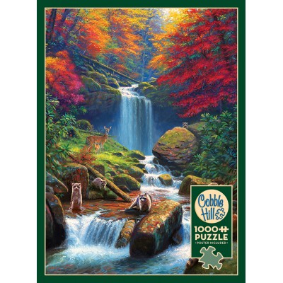 Puzzle Cobble-Hill-40002 Chutes Mystiques en Automne