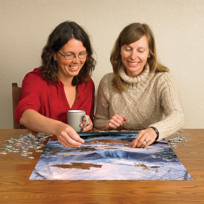 Puzzle Cobble-Hill-40003 Chutes Mystiques en Hiver