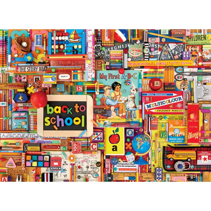 Puzzle  Cobble-Hill-40022 Back to School
