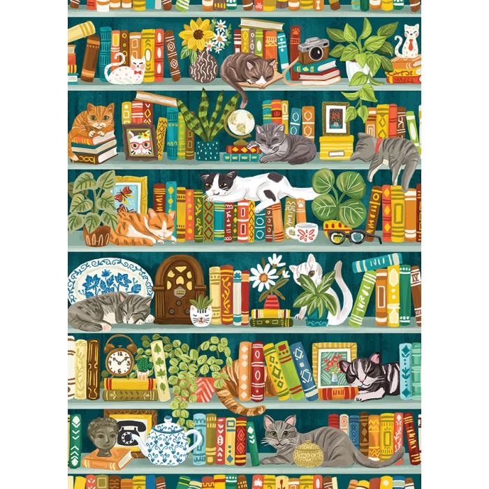 Puzzle  Cobble-Hill-40023 La Bibliothèque Parfaite