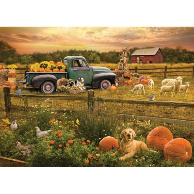 Puzzle Cobble-Hill-40025 Le Temps des Récoltes