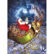 Puzzle  Cobble-Hill-40206 Joyeux Noël à Toutes et à Tous