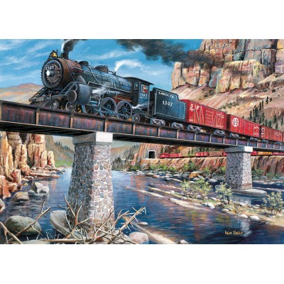 Puzzle Cobble-Hill-40240 Le Pouvoir de l'Acier