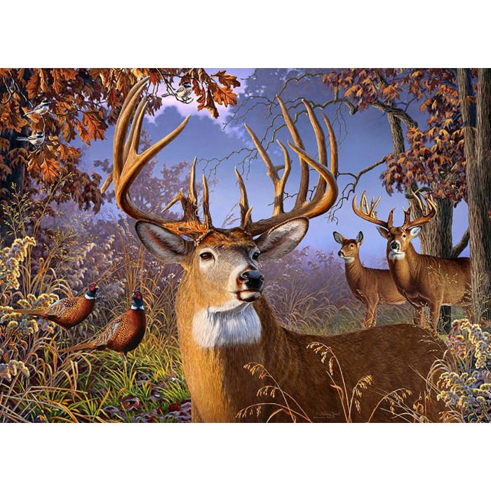 Puzzle  Cobble-Hill-45055 Pièces XXL - Deer and Pheasant