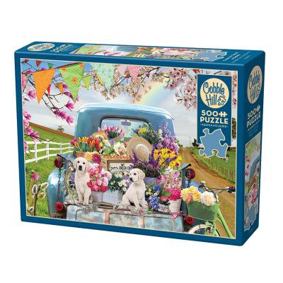 Puzzle Cobble-Hill-45060 Truck de Printemps