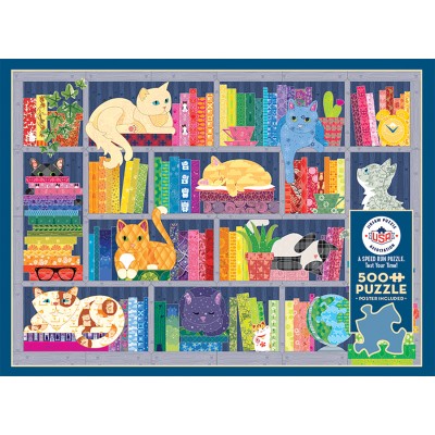 Puzzle Cobble-Hill-45090 Chats Arc-en-Ciel