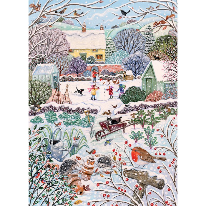 Puzzle  Cobble-Hill-45097 Vacances d'Hiver