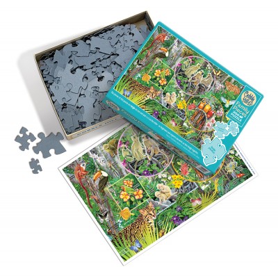 Puzzle Cobble-Hill-47004 Magie de la Forêt Tropicale