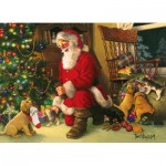 Puzzle  Cobble-Hill-47012 Pièces XXL - Santa's Lucky Stocking