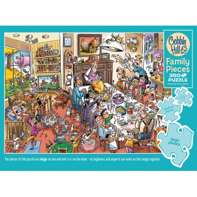 Puzzle Cobble-Hill-47034 Thanksgiving En Famile