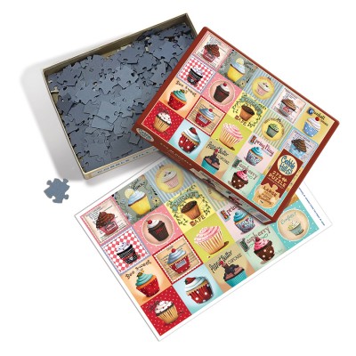Puzzle Cobble-Hill-48009 Pièces XXL - Cupcake Café