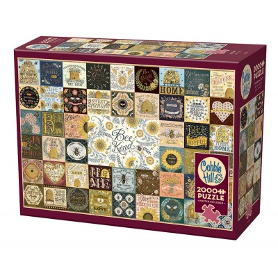 Puzzle Cobble-Hill-49019 Les Gentilles Abeilles
