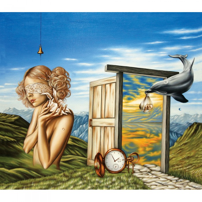 HCM-Kinzel-69126 Puzzle en Bois - Ame en Fleur