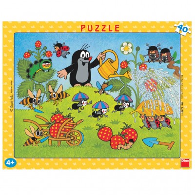 Dino-32201 Puzzle Cadre - La Petite Taupe