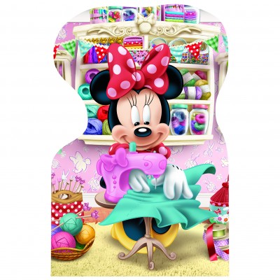 Dino-33325 4 Puzzles - Minnie et Daisy