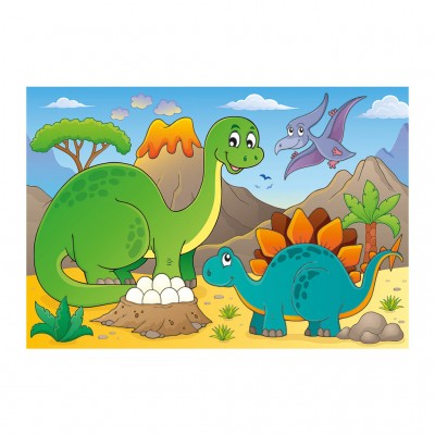 Puzzle Dino-37130 Dinosaures