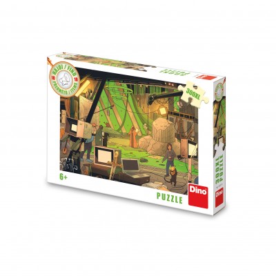Dino-47231 Pièces XXL - Puzzle Trouvez les 10 Objets - Film