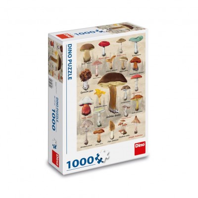 Puzzle Dino-53309 Collage Champignons
