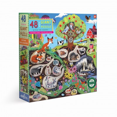 Puzzle eeBoo-51187 Dans le Pays