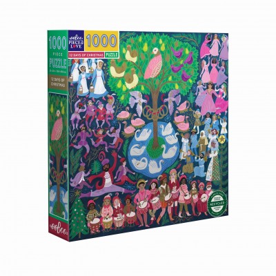 Puzzle eeBoo-51495 12 Jours de Noël