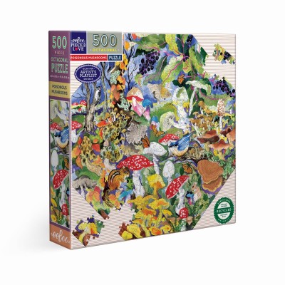 Puzzle eeBoo-52129 Champignons Vénéneux