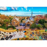 Puzzle  Enjoy-Puzzle-1056 View from Park Guell, Barcelona