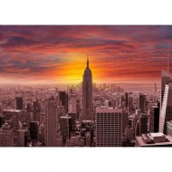 Puzzle  Enjoy-Puzzle-1068 Sunset Over New York Skyline