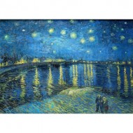 Puzzle  Enjoy-Puzzle-1140 Vincent Van Gogh : Nuit étoilée sur le Rhône